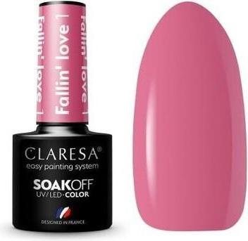Immagine prodotto Claresa Smalto UV Fallin Love 5ml (Rosa, Vernice UV gel)
