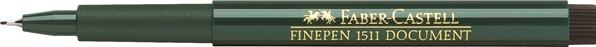 Actual product image Faber-Castell Fibre pen Finepen 1511 (Black, 1 x)