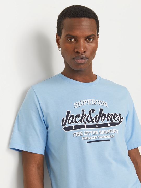 Actual product image Jack & Jones Jjelogo Tee Ss O-Neck 2 Col Ss25 Sn (3XL)