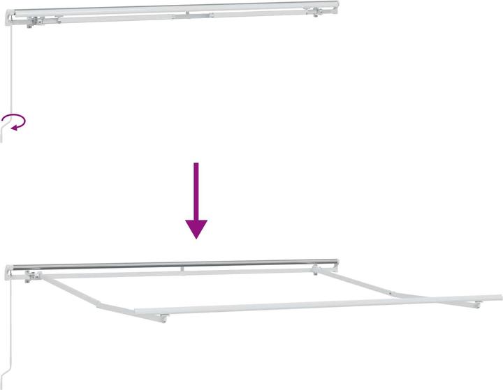 Produktbild vidaXL Einziehbare Markise (3 m)