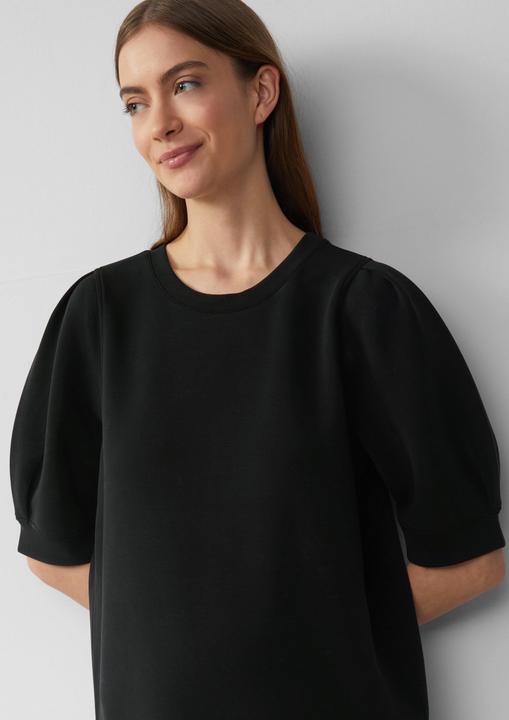 Produktbild S.Oliver Kleid Kurzes Scuba-Kleid mit Puffärmeln (36)