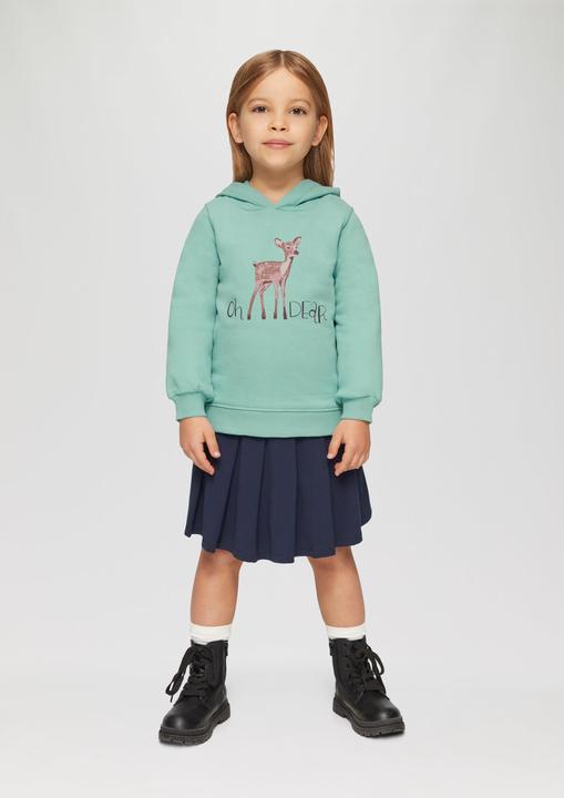 Image du produit S.Oliver Sweatshirt Wärmendes Kapuzen-Sweatshirt mit Glitzerprint (116, 122)