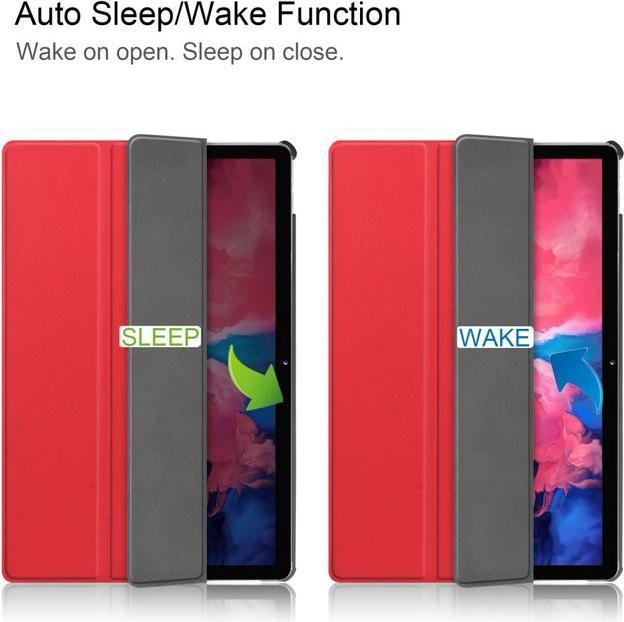 Actual product image MU Classic Triple foldable leather cover (Tab P11)