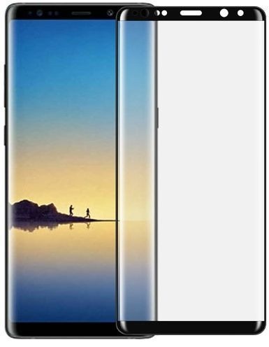 Produktbild Devia 3D Curved Tempered Glass Seamless Full Screen Protector Samsung Galaxy note8 black (1 Stück, Samsung Galaxy Note 8)