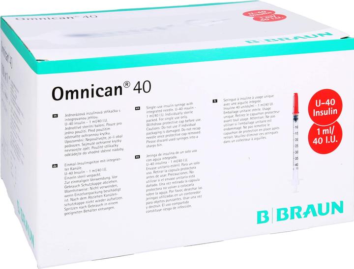 Produktbild B.Braun 40 Insulin U-40 (Insulinspritze)