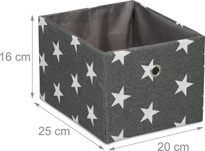 Immagine prodotto Relaxdays 2x scatola portaoggetti (20 x 25 x 16 cm, 7 l)