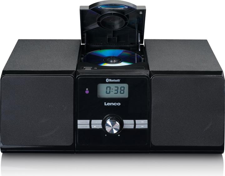 Produktbild Lenco MC-030BK (CD Player, Bluetooth, 2x 10 W)