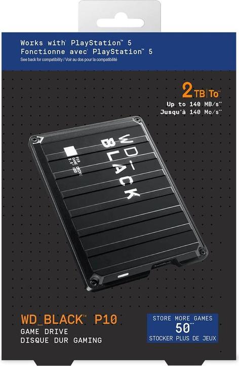 Actual product image WD Black P10 Game Drive (5 TB)