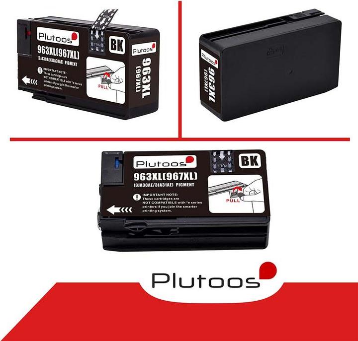 Actual product image Plutoos HP 963XL Cartridge XXL compatible, Black (FC)