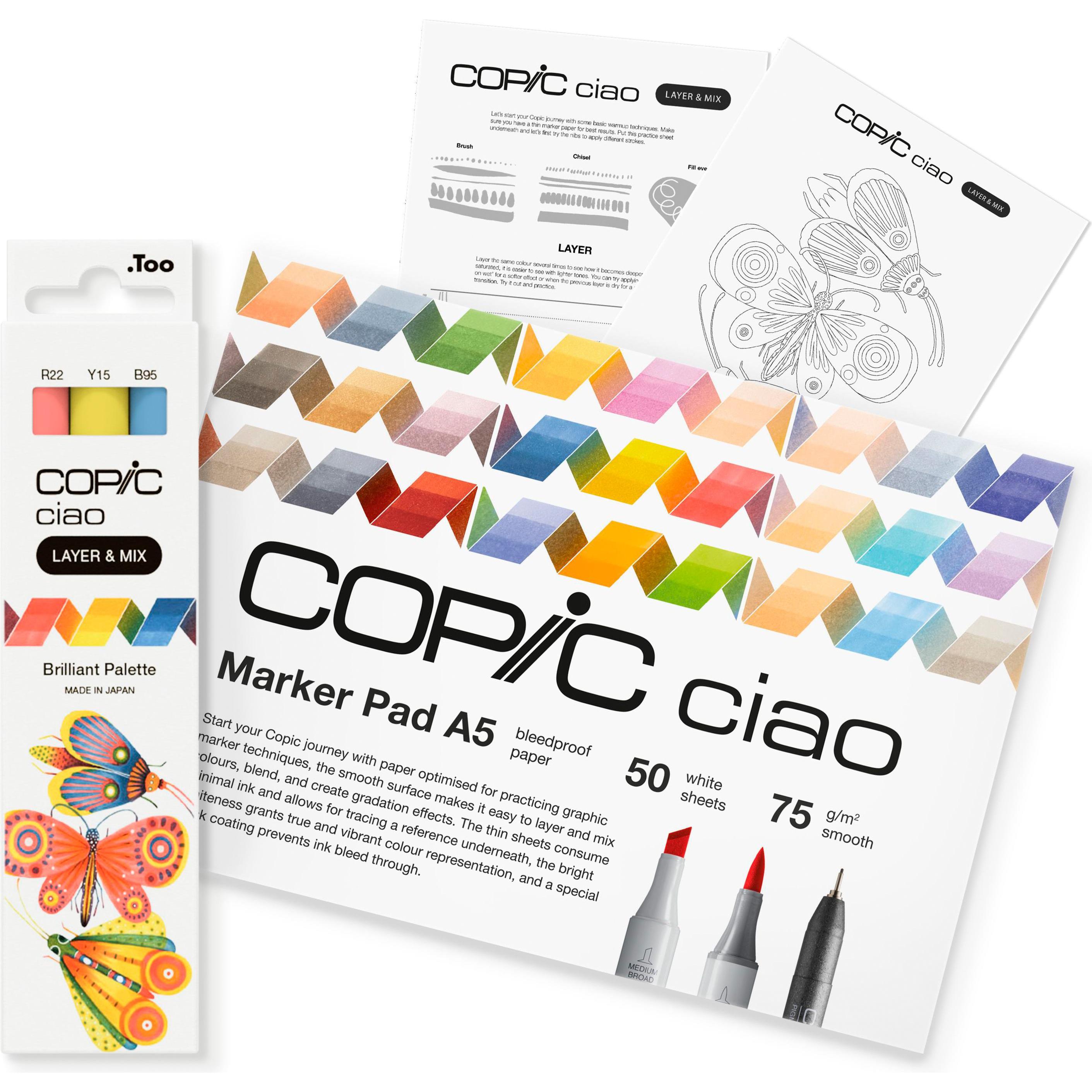 Copic, Evidenziatori, Marker Ciao (3 x)