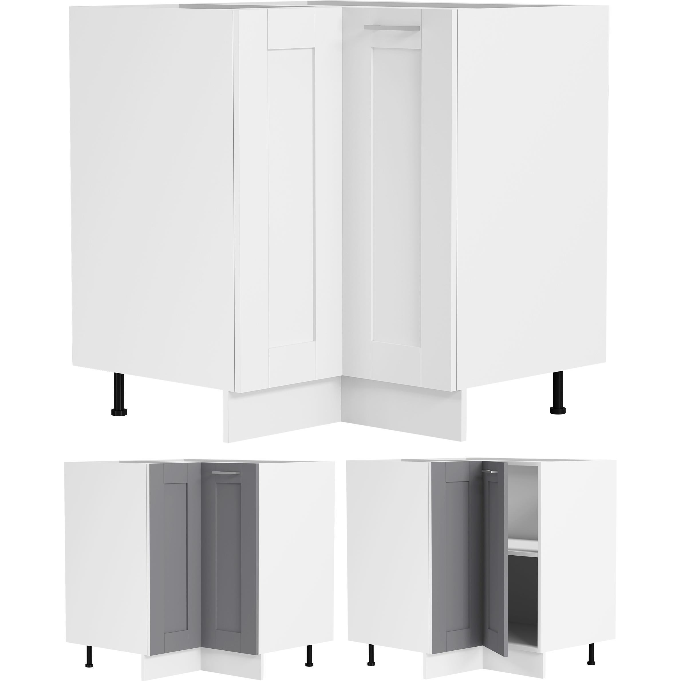 VCM, Regal, Eck Küchenschrank Unterschrank Colura (76 x 76 x 82 cm)
