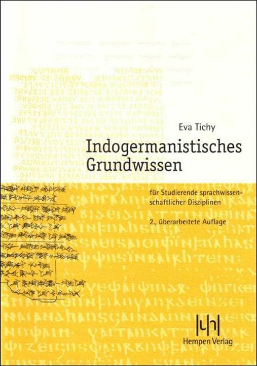 Produktbild Indogermanistisches Grundwissen (Deutsch, Eva Tichy, 2004)