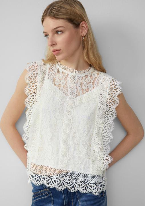 Actual product image s.Oliver Bluse Blusentop aus Spitze (42)