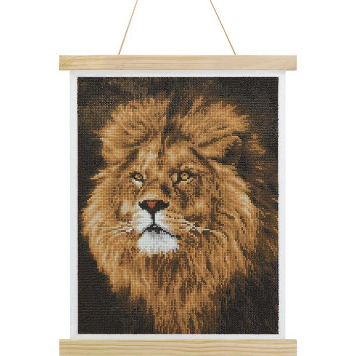 Thumbnail - Craft Buddy Crystal Art Bild "Majestic Mane" 35x45 cm Scroll