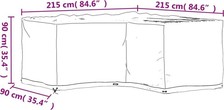 Image du produit vidaXL Gartenmöbel Abdeckung