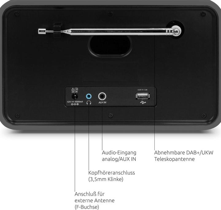 Productafbeelding TechniSat DigitRadio 586 (DAB+, FM, Internet radio, Bluetooth, WiFi)