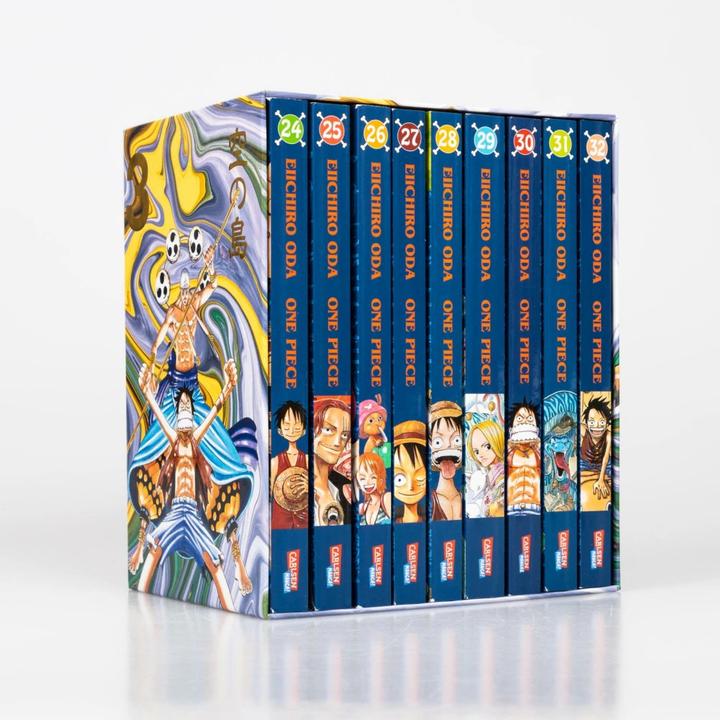 Produktbild One Piece Sammelschuber 3: Skypia (inklusive Band 24–32) (Deutsch, Eiichiro Oda, 2023)