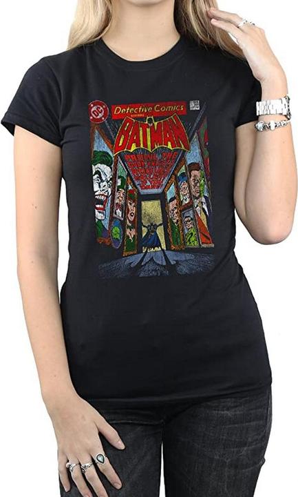 Actual product image Batman Womens/Ladies Rogues Gallery Cotton Boyfriend T-Shirt (L)