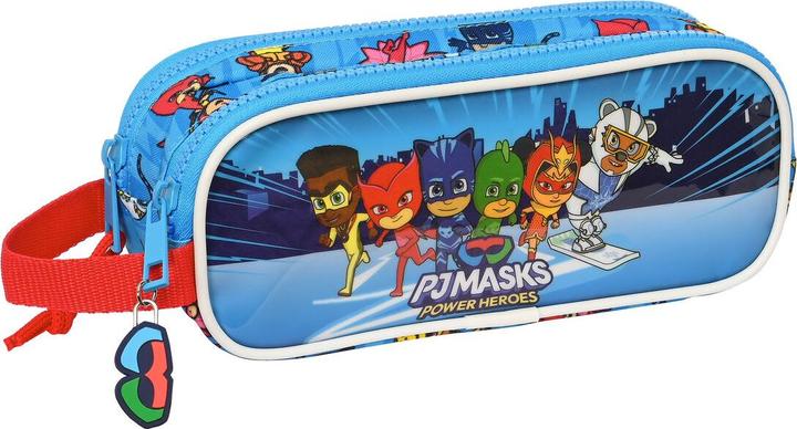 PJ Masks Zweifaches Mehrzweck-Etui Blau 21 x 8 x 6 cm