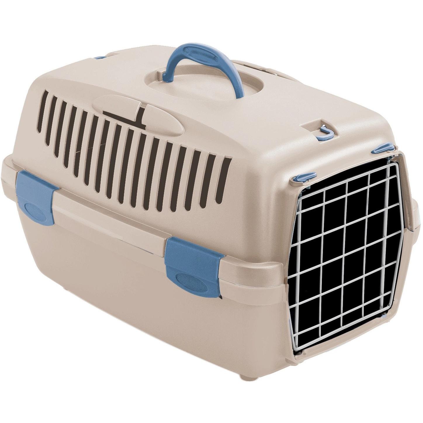 Zolux Stefanplast Transporter Gulliver 1 metalowe drzwi beżowy (97987), Trasporto animali