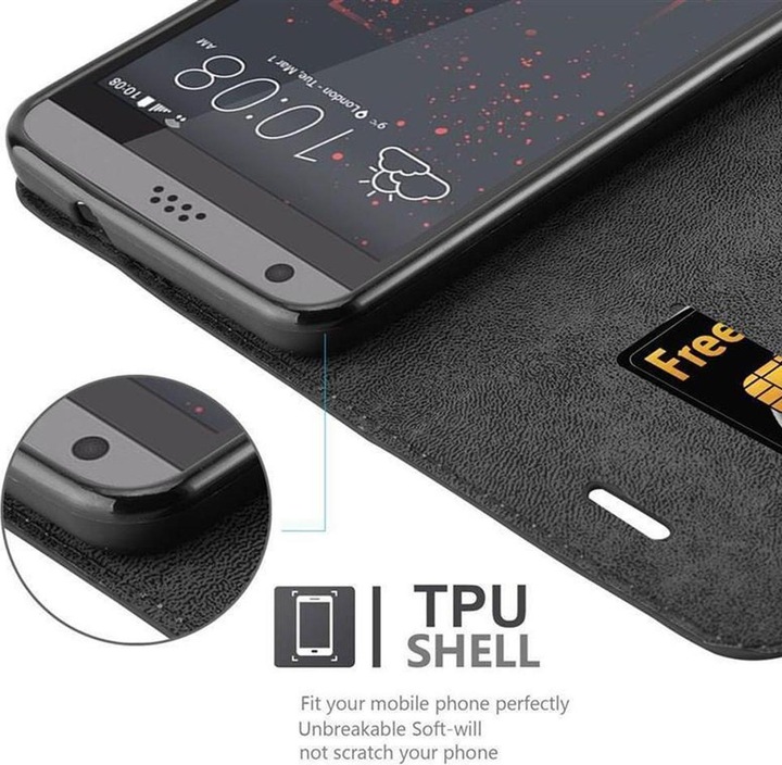 Actual product image Cadorabo Book Invisible Magnet Cover (HTC Desire 630, HTC Desire 530)