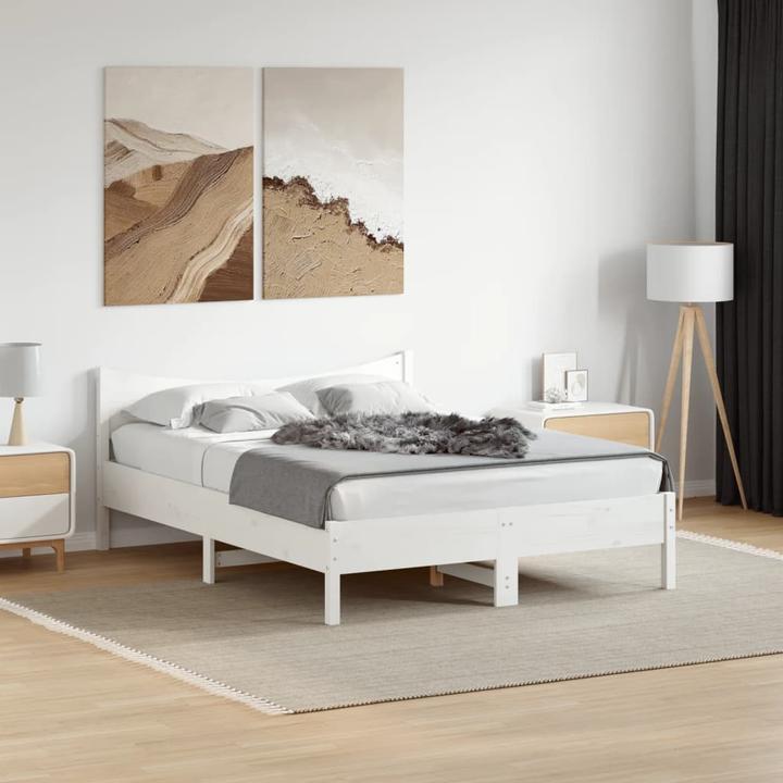Immagine prodotto vidaXL Letto in pino (135 x 190 cm)