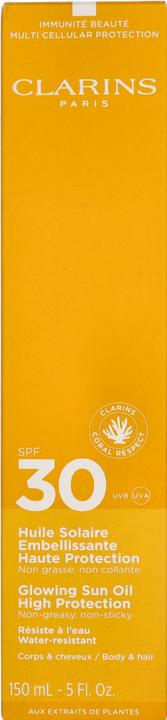 Actual product image Clarins CORPS Protecteur Corps Huile SPF30 150 ml (Suntan oil, SPF 30, 150 ml, 190 g)