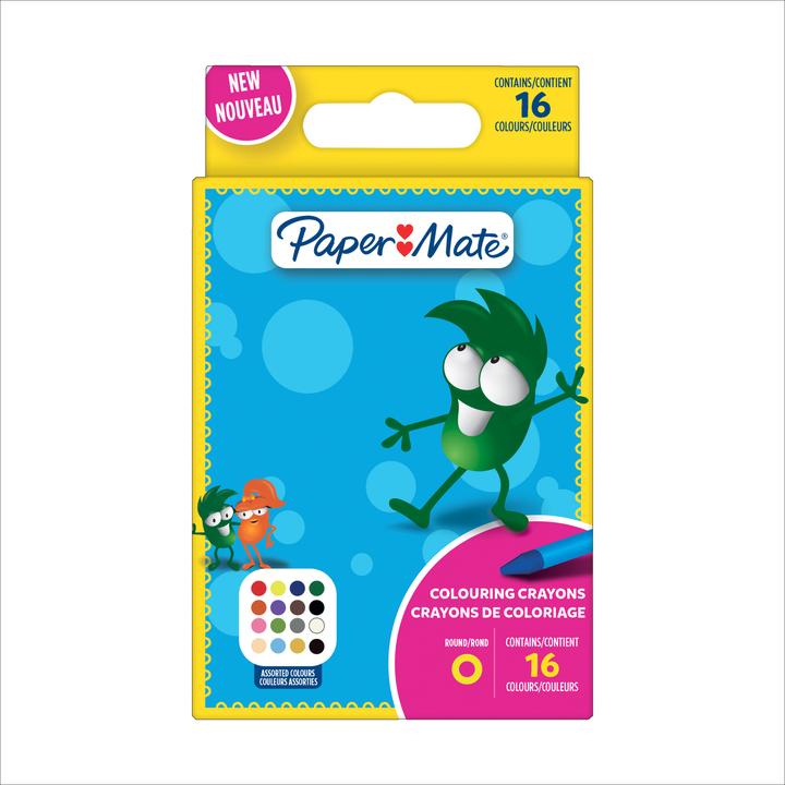 Actual product image Paper Mate Wax crayon Kids Colouring Coloured 16er M Blister