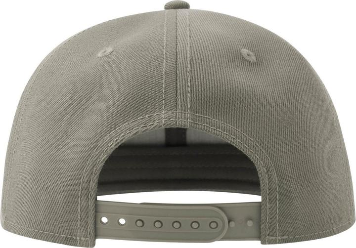 Actual product image Atlantis Unisex Adult 6 Panel Sustainable Flat Peak Baseball Cap (One size)
