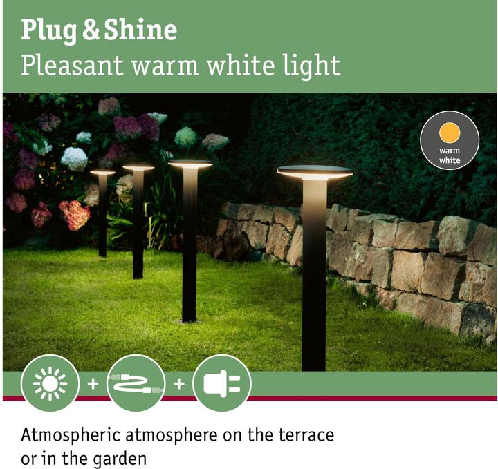 Produktbild Paulmann Outdoor Plug & Shine Plate (660 lm, IP44)