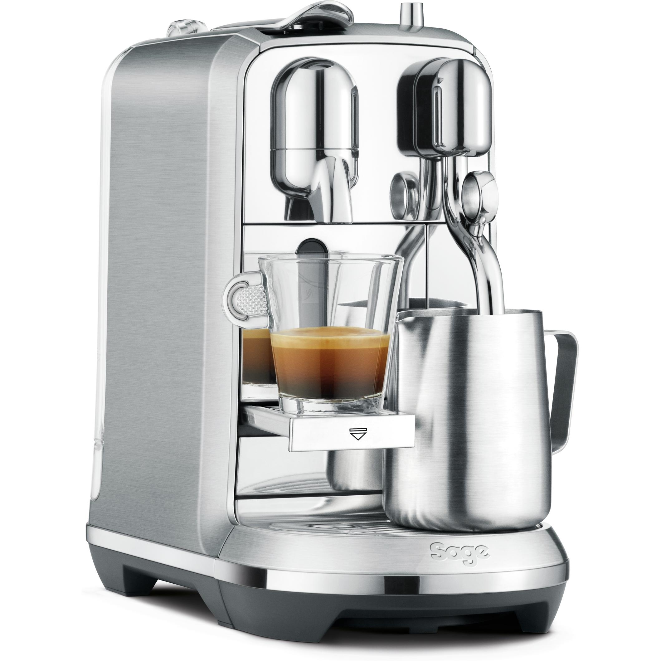 Sage Nespresso Creatista Plus SNE800BSS Stainless Steel (SNE800BSS4ENL1), Macchina da caffè a capsule, Argento