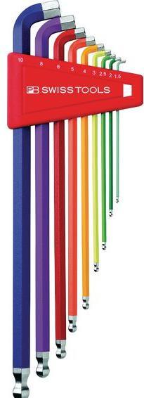 Image du produit PB Swiss Tools Jeu de clés hexagonales colorées