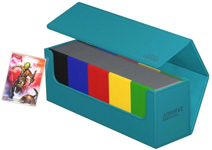 Produktbild Ultimate Guard Kartenbox XenoSkin Arkhive Monocolor 400+ Petrolblau