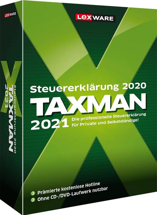 Actual product image Lexware TAXMAN 2021 for Retirees & Pensioners (Download) (1 User)