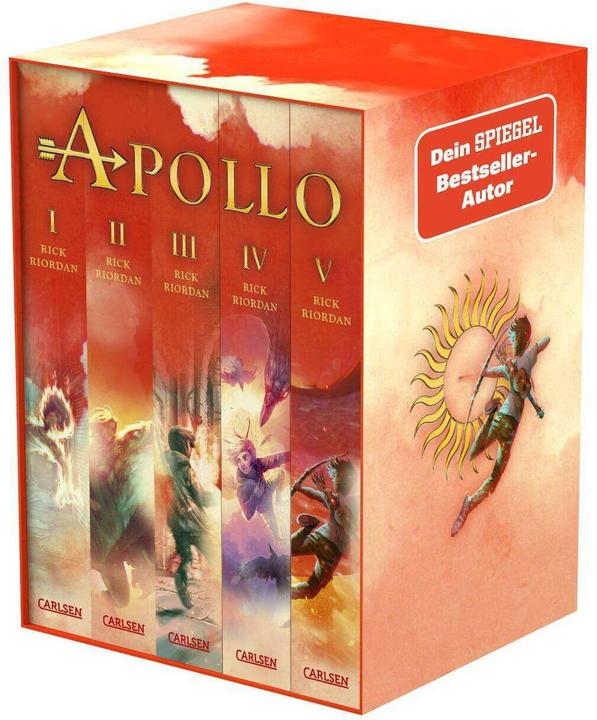 Produktbild Die Abenteuer des Apollo: Taschenbuch-Schuber Bände 1-5 (Deutsch, Gabriele Haefs, Rick Riordan, 2023)