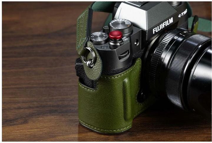 Actual product image SmallRig 4711 Leather Half Case Kit for X T50 (Green) (1.26 l)