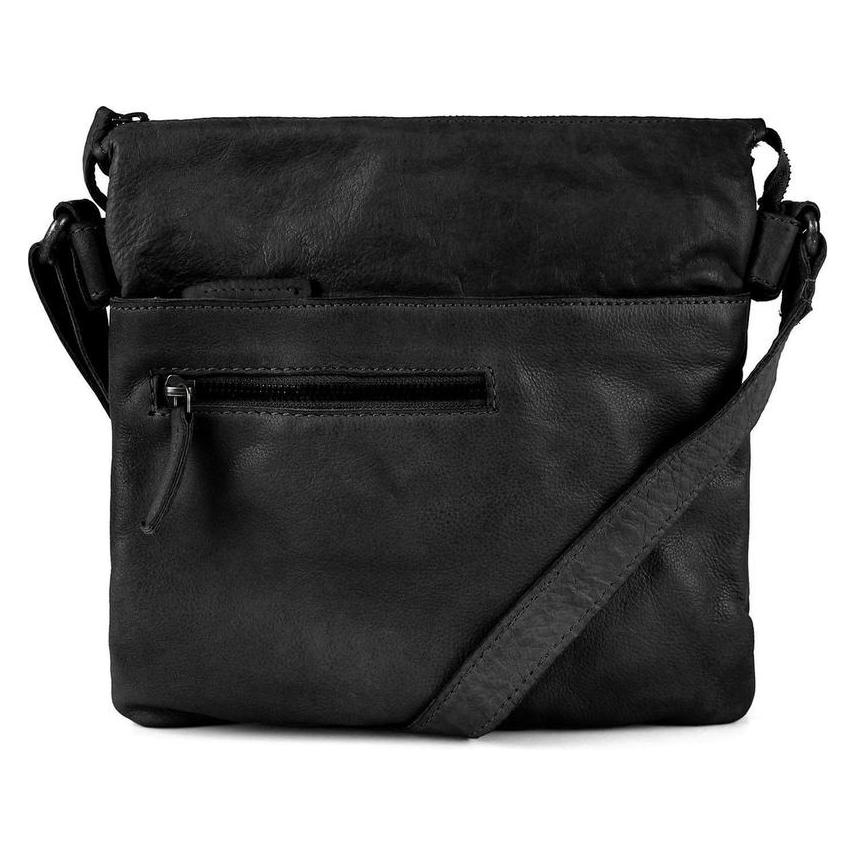 Dstrct, Vrouwen, Handtas, Dsstrct Mittelschwerback / Crossbody Bag Damen - Leder - Harrington Road - Schwarz, Zwart