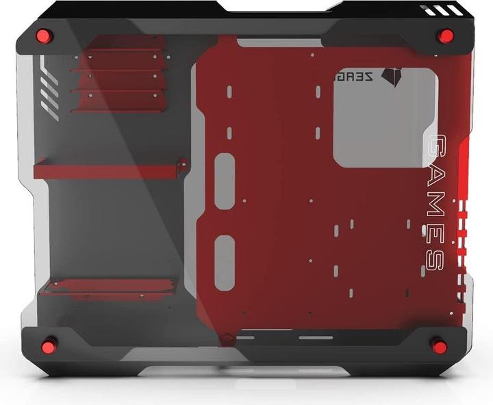 Image du produit Zeaginal ZC01M Plus BlackRed Open ATX PC Case (ATX, mATX, Mini-ITX)