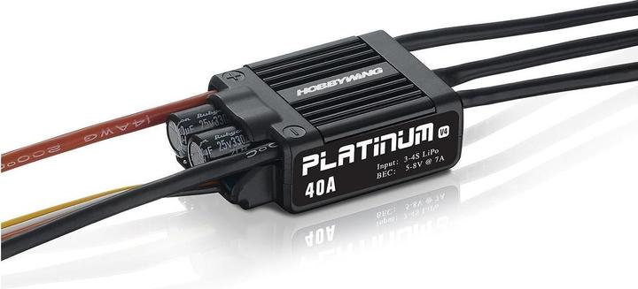Produktbild Hobbywing Platinum Pro 40A V4 3-4s BEC 7A