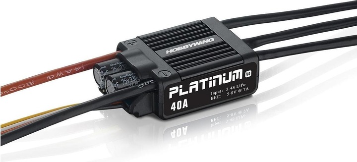 Hobbywing Platinum Pro 40A V4 3-4s BEC 7A