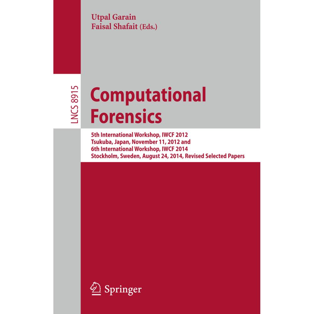Computational Forensics, Fachbücher von Utpal Garain, Faisal Shafait