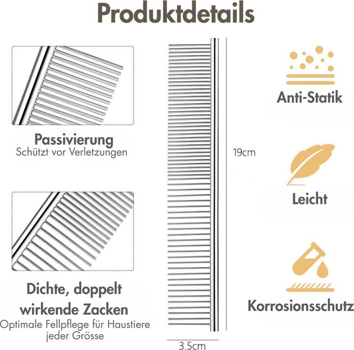 Image du produit Suba Peigne pour poils (Chat, Chien)