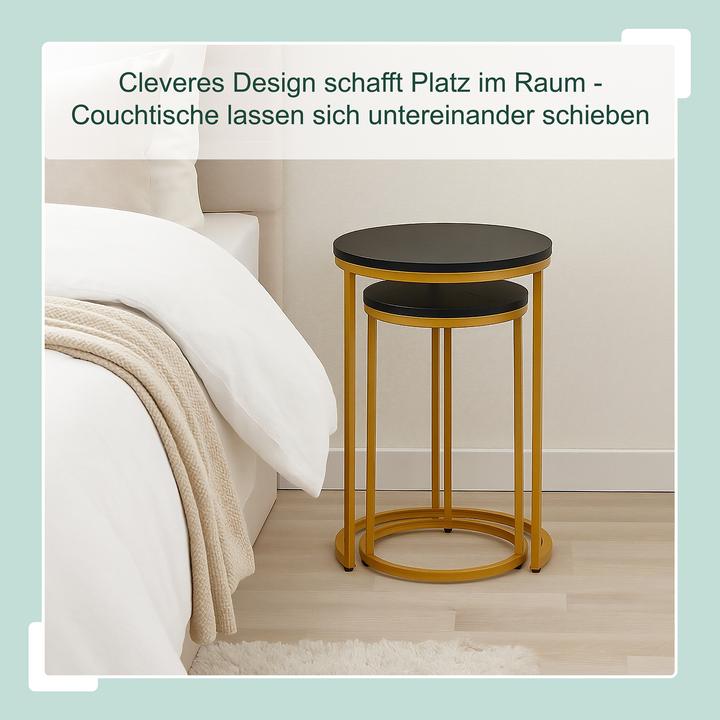 Image du produit Relaxdays 2x tables-d'appoint