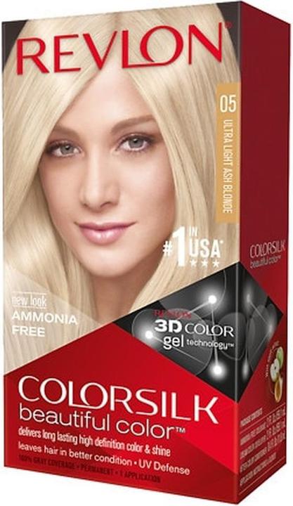 Revlon Professional COLORSILK ink #05-rubio ceniza ultra claro (Blond)