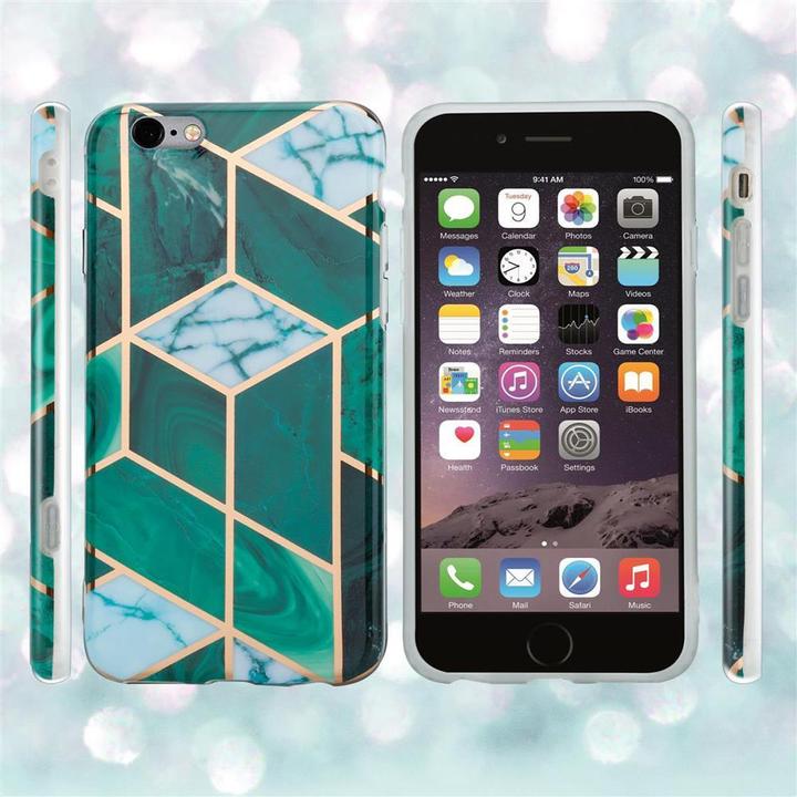 Produktbild Cadorabo IMD TPU Bunter Marmor Hülle (Apple iPhone 6 Plus)