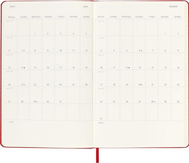 Productafbeelding Moleskine Agenda voor leerlingen (13 x 21 cm, Engels)