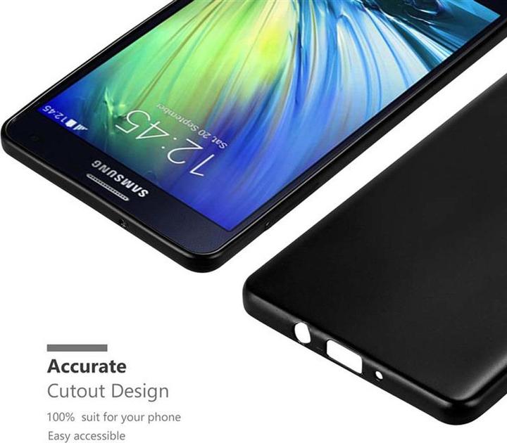 Actual product image Cadorabo TPU Matt Metallic Cover (Samsung Galaxy A7)