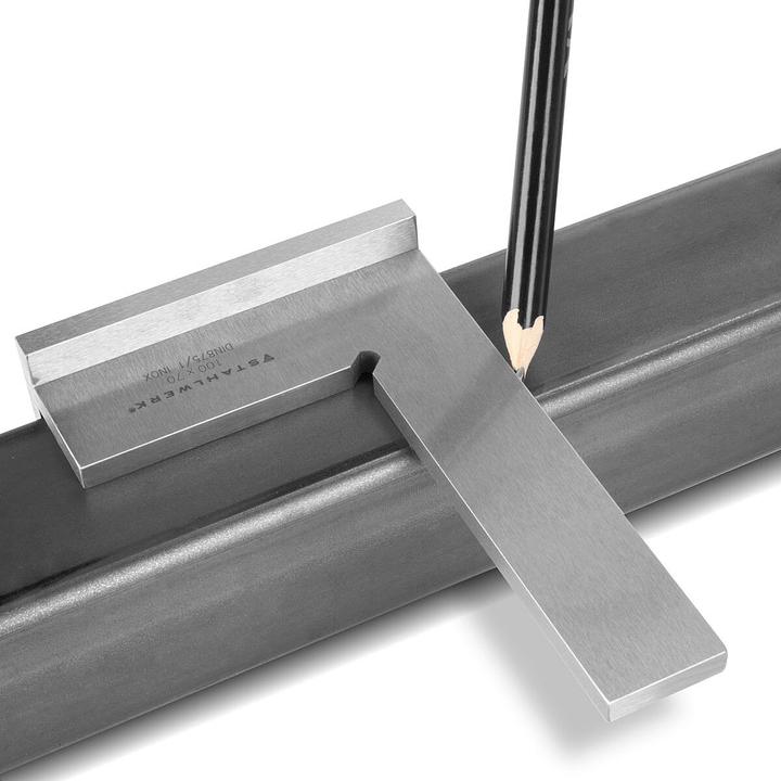 Actual product image Stahlwerk Stop bracket 90° 100 x 70 mm DIN 875/1 made of stainless steel