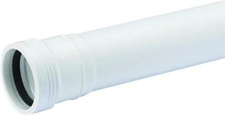 Actual product image Wavin Wafix PP drainage pipe with socket 50 x 500 mm white