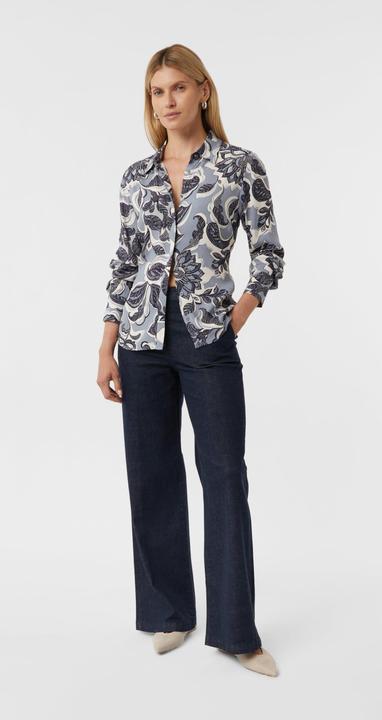 Immagine prodotto Comma Bluse Bluse mit All-over-Print und verdeckter Knopfleiste (40)